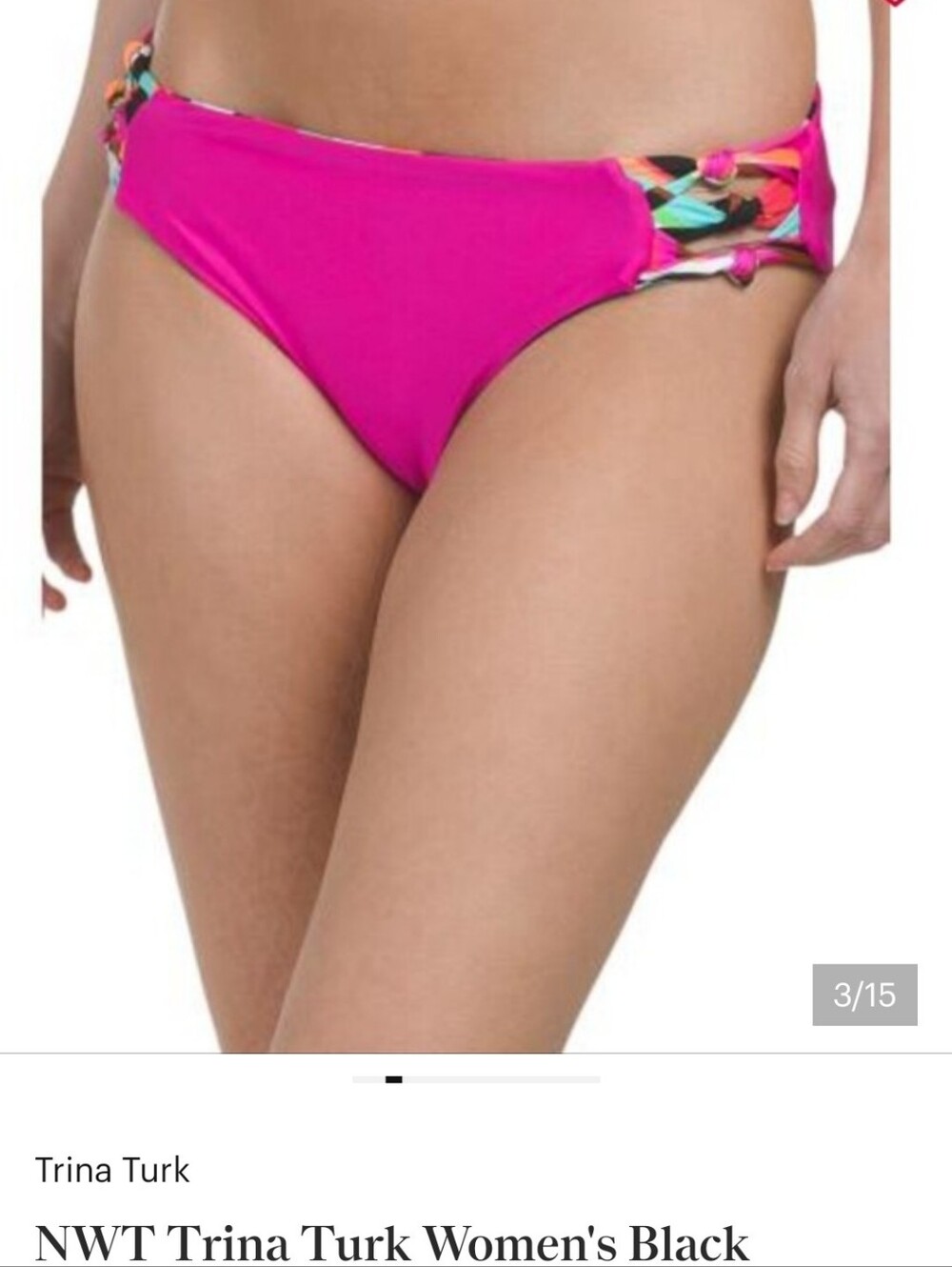 NWT Trina Turk Swirls Bikini Set Top & Bottom ■ Size 8 - Picture 9 of 10
